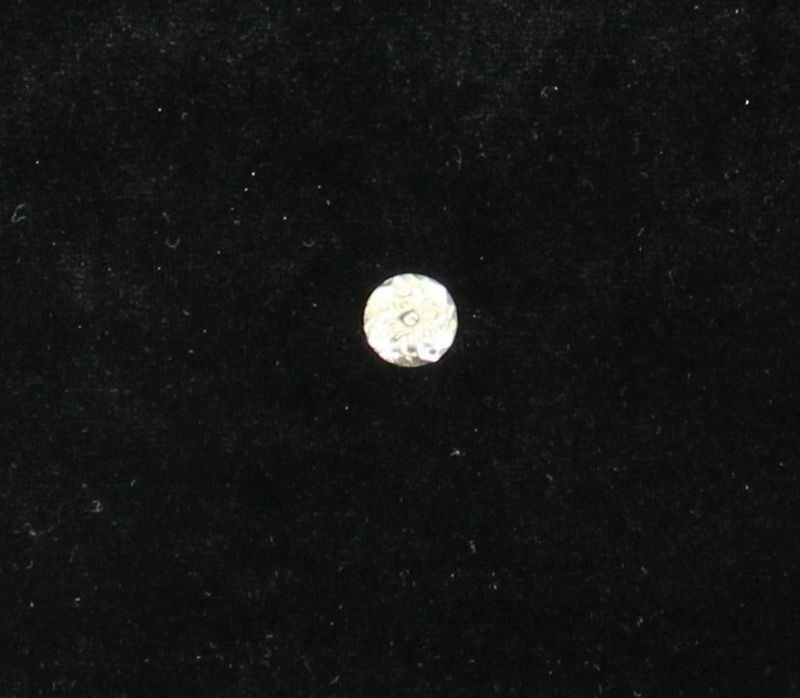 Round Concho for Hat Band 3/8 Wht