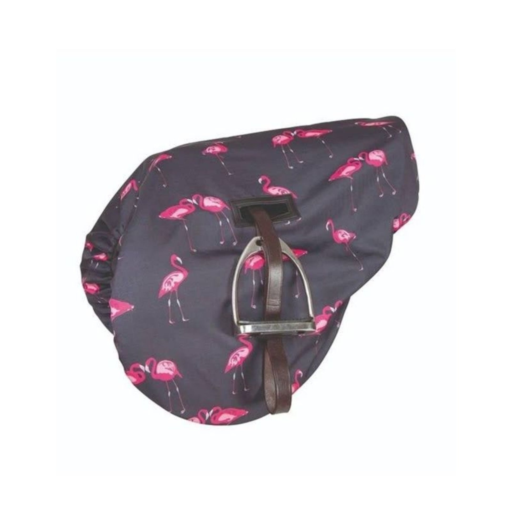 Shires Waterproof Ride On Saddle Cover Flamprt