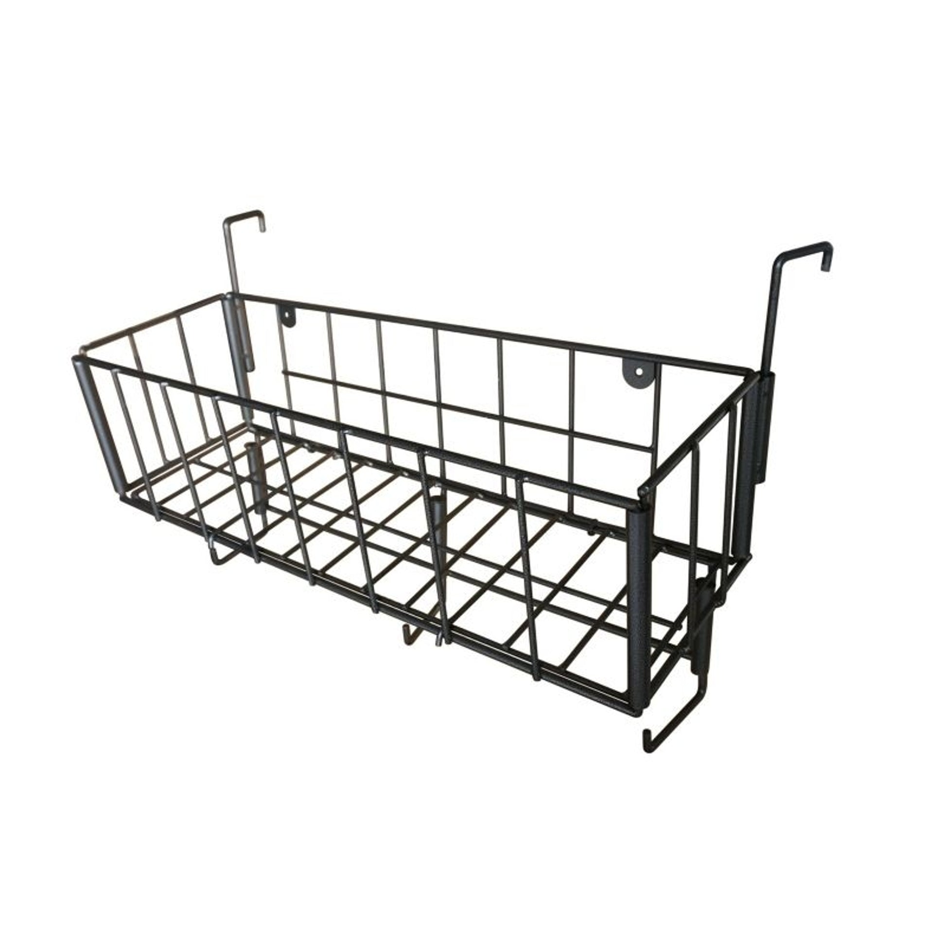 Hanging Basket Rack - Portable / Folding Black