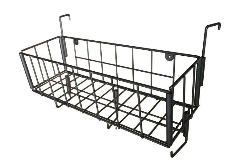 Hanging Basket Rack - Portable / Folding Black