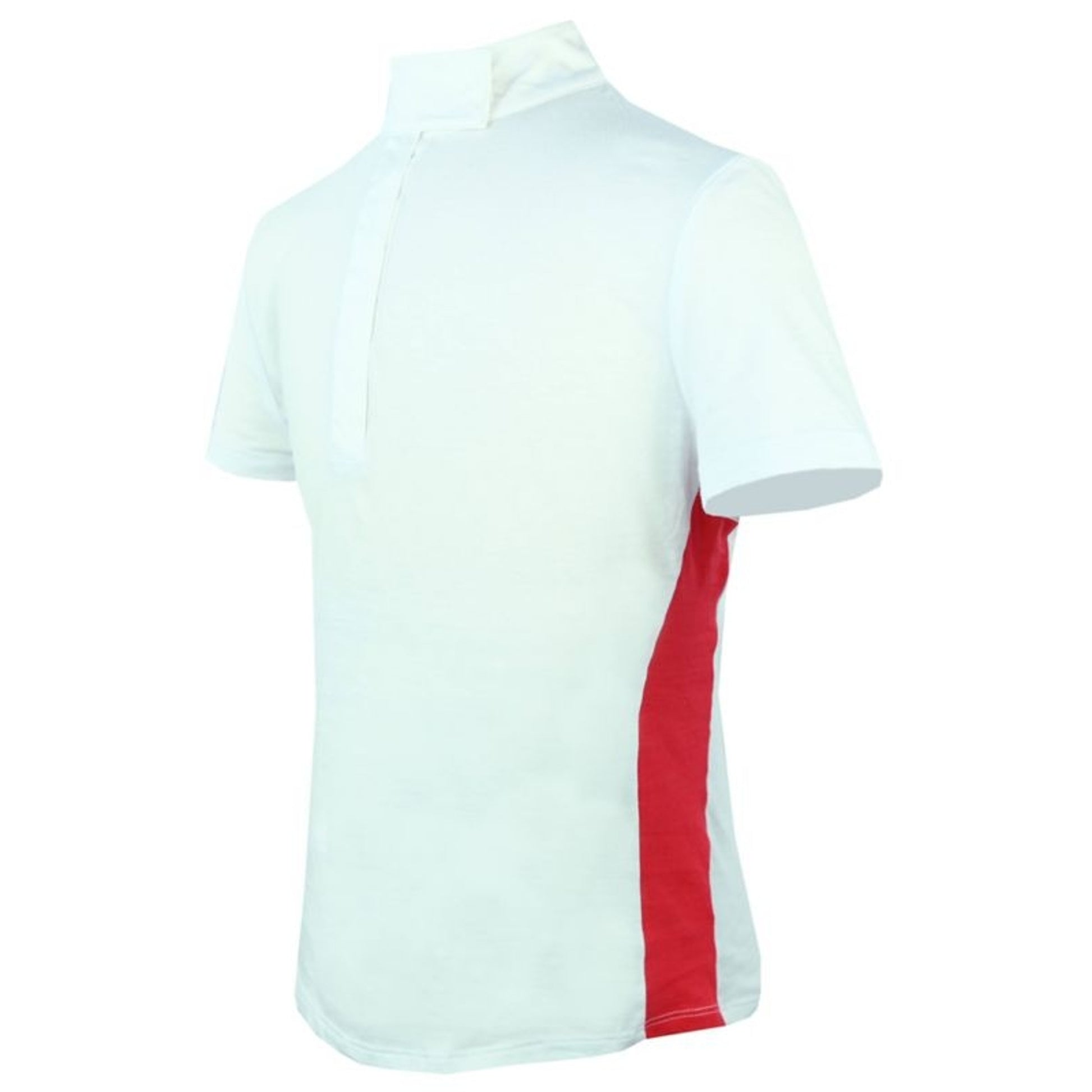 KAKI Short Sleeve Show Shirt 10 White with Blue St