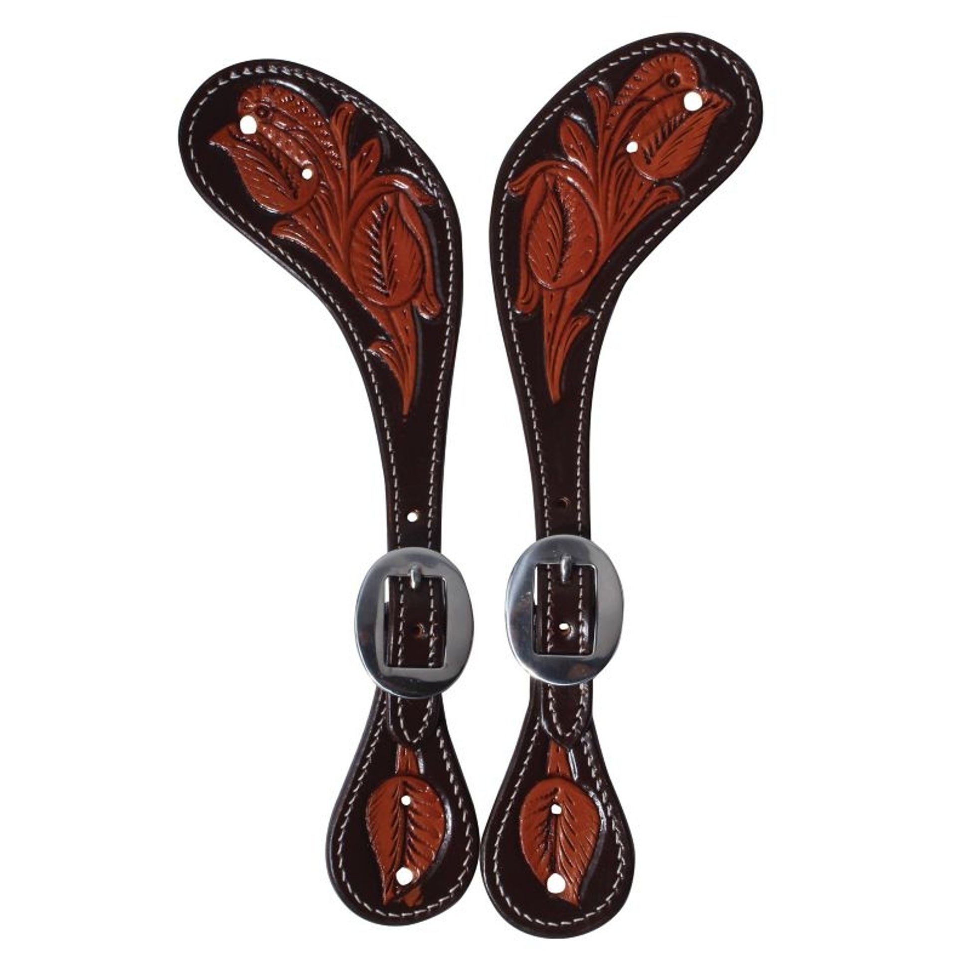 Professionals Choice Floral Spur Straps Ladies Mul
