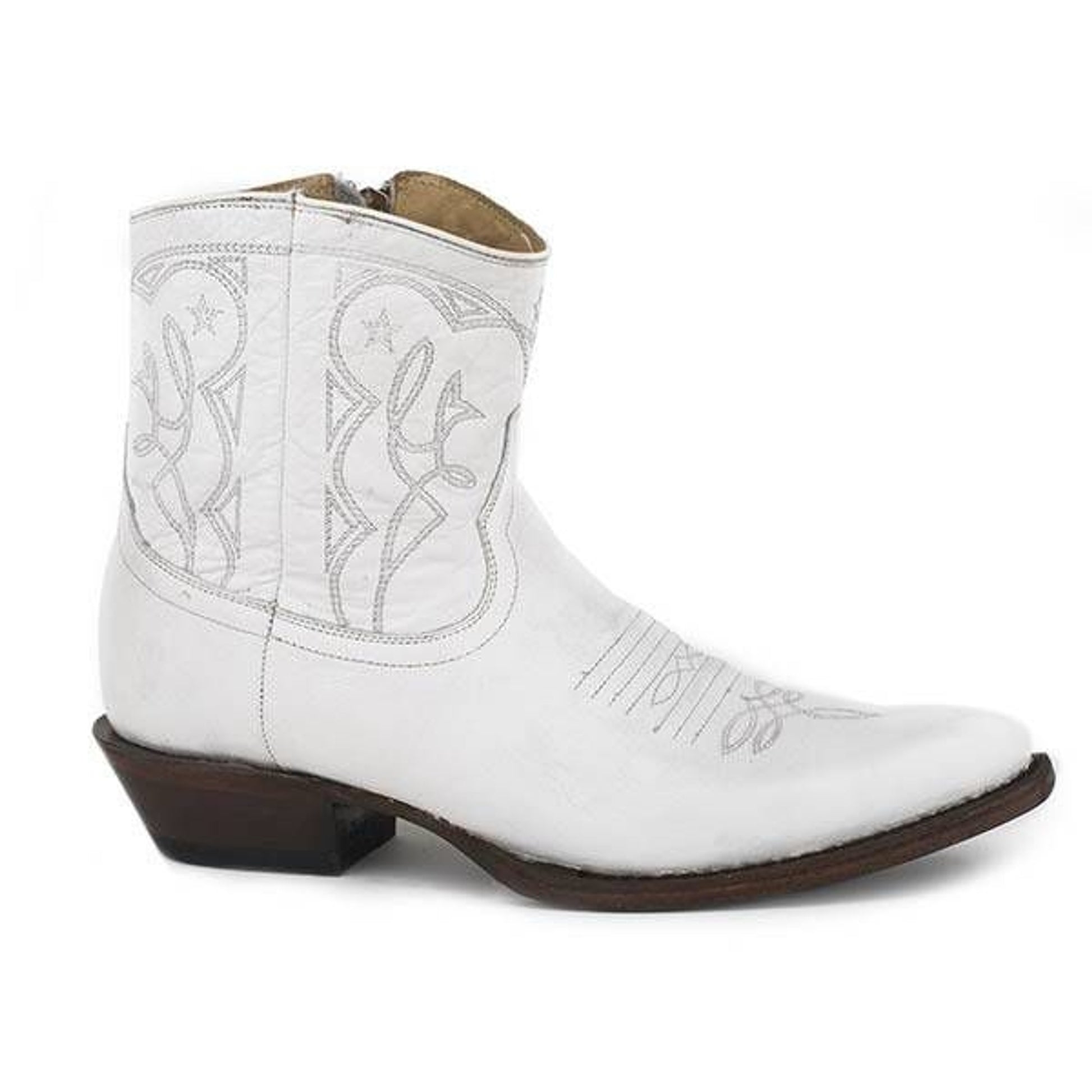 Stetson Ladies Annika Shorty Boots 11 White