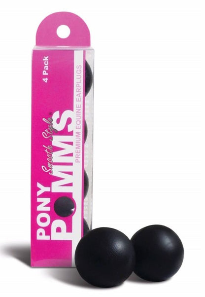 Pomms Premium Smooth Equine Earplugs - Pack of 4 H