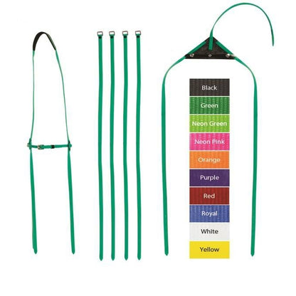 Jacks Hopple Hangers - Sold as a Set 1/2" Neon Gre