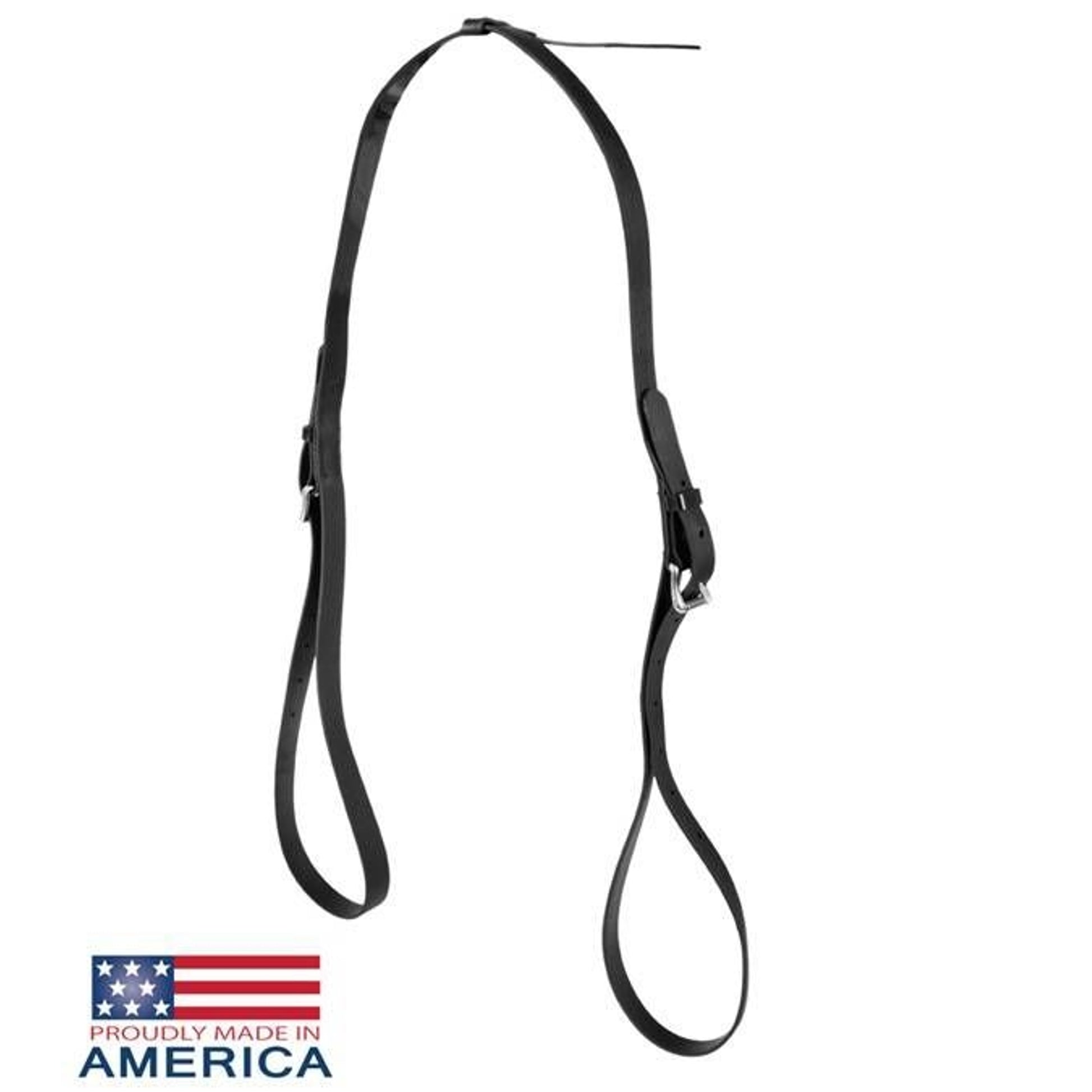 Feather-Weight Synthetic Kicking Strap Black