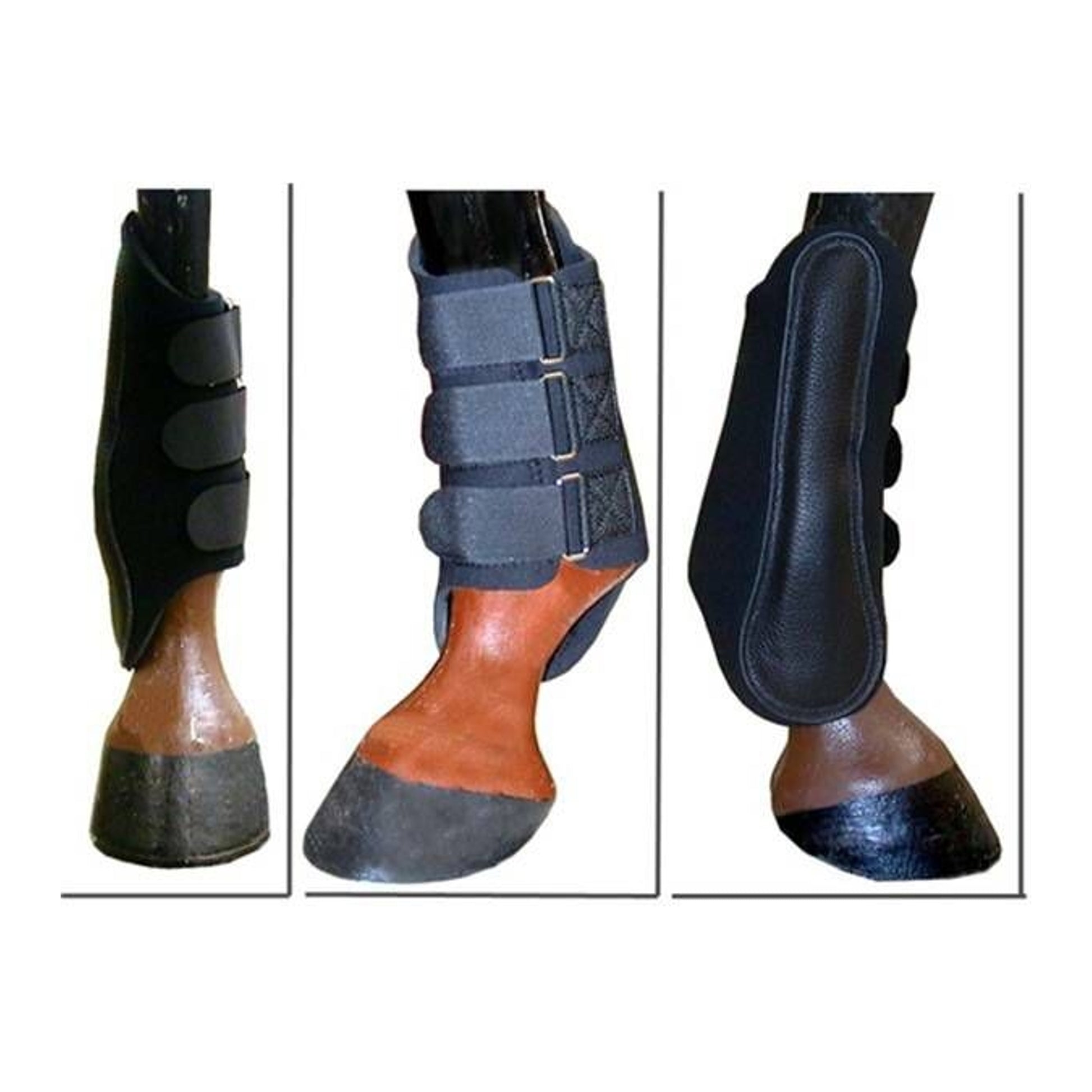 Jacks Splint Boots - Sold in Pairs Large Black