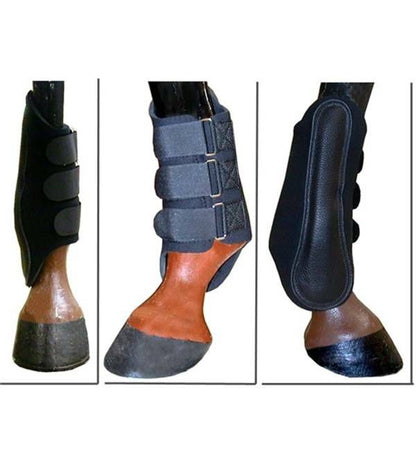 Jacks Splint Boots - Sold in Pairs Large Black