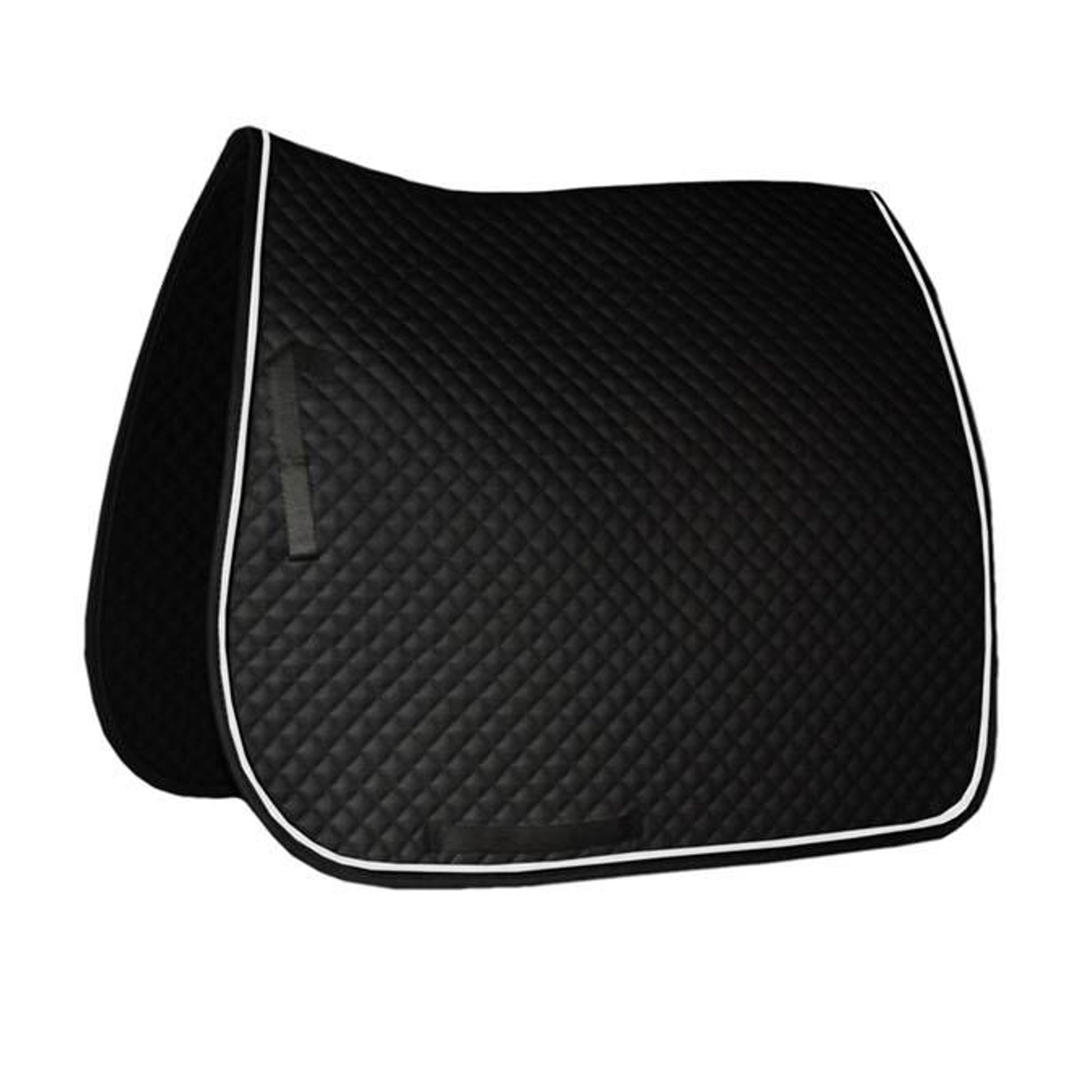 Jacks Quilted Dressage Pad 25" X 44" Black/White