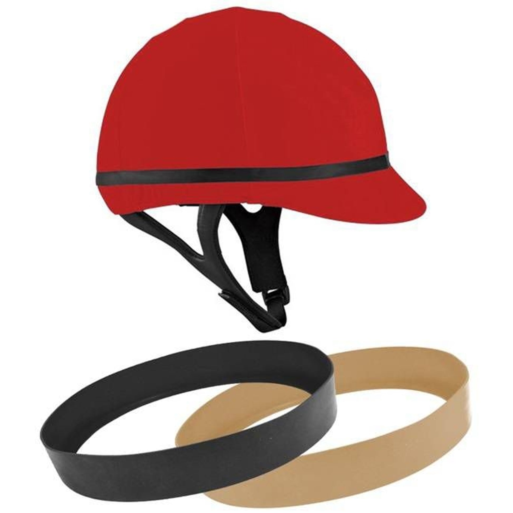 Jacks Helmet Rubber Band 7in x 7/8in Black
