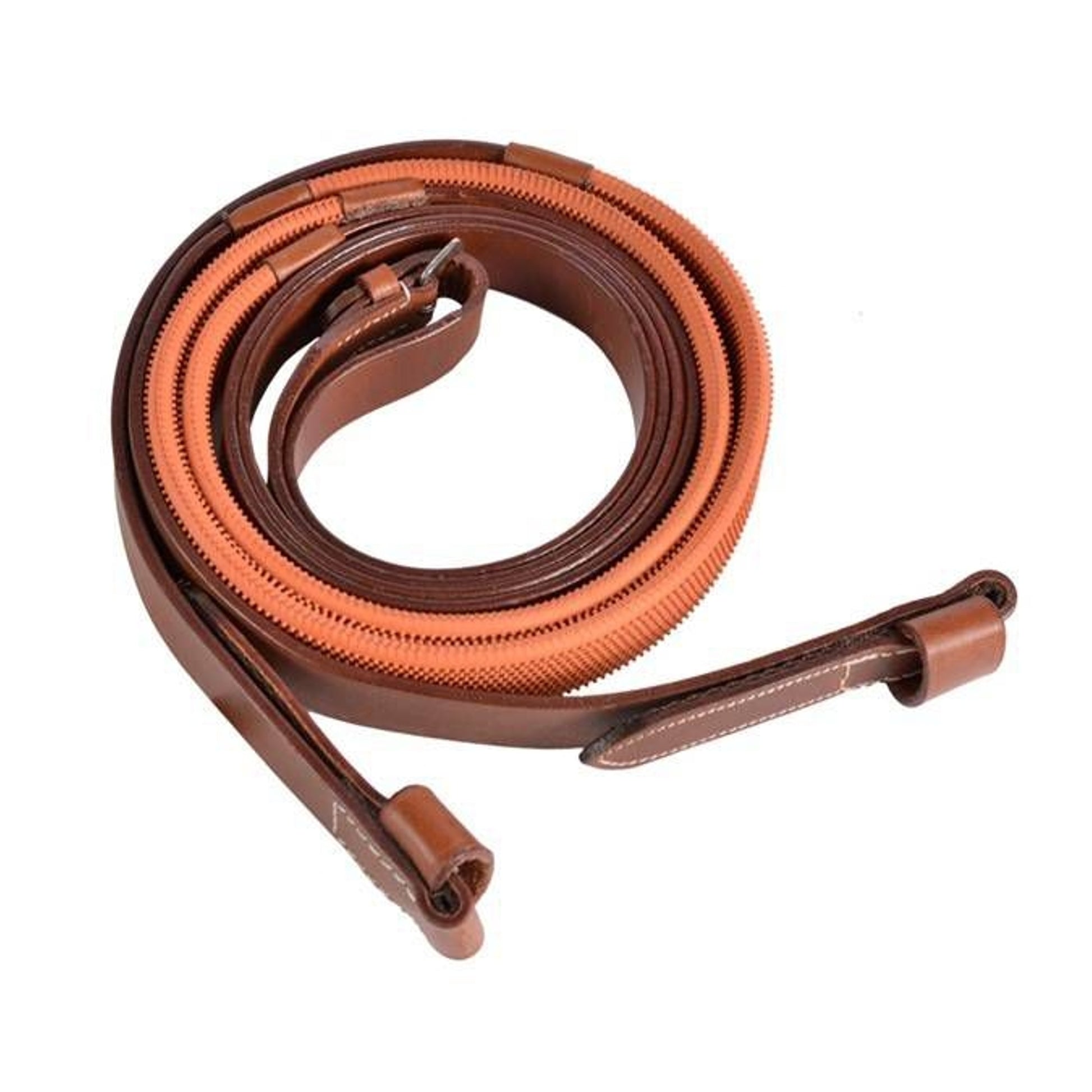 Jacks Leather Race Reins Sold in Pairs Brown