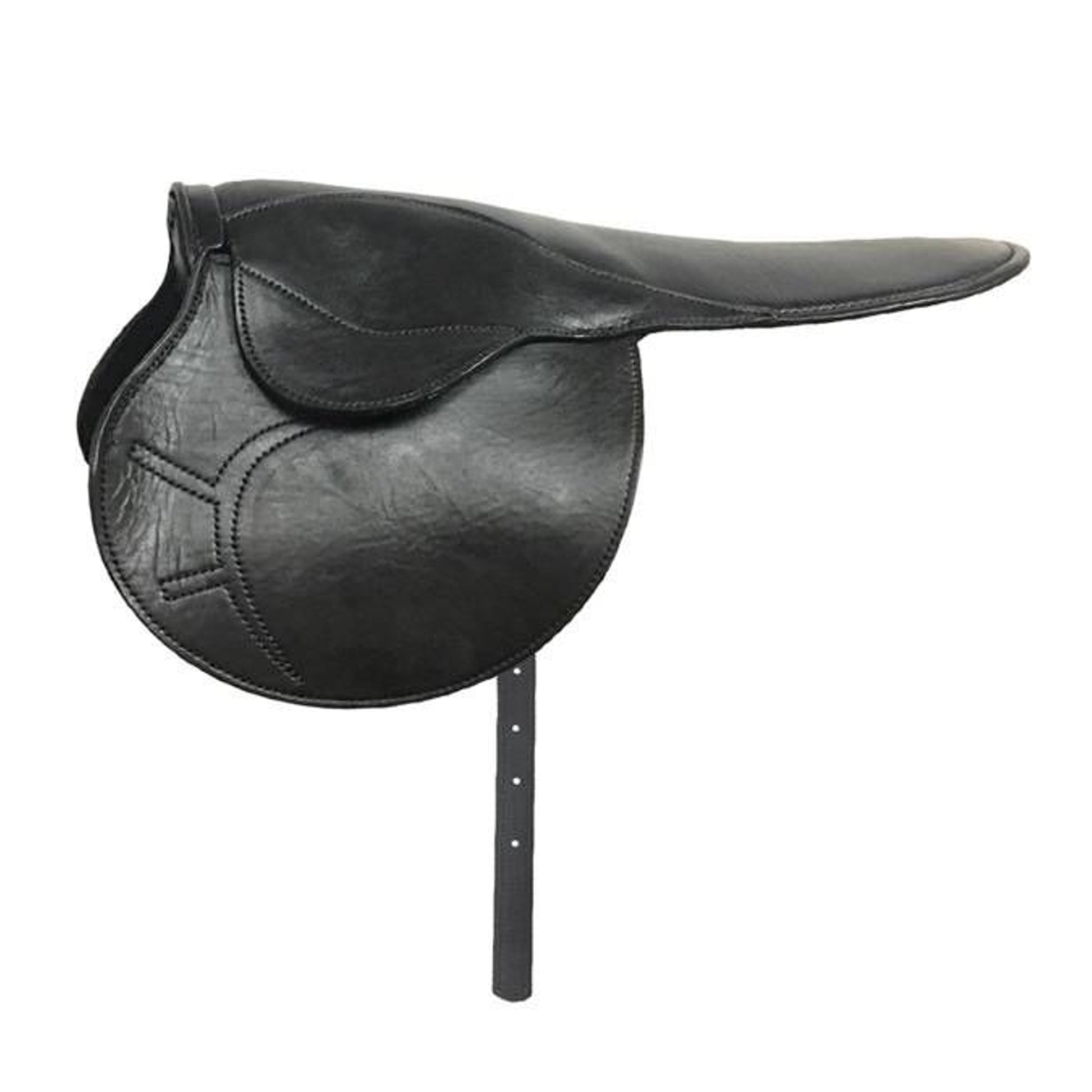 Jacks Leather Thoroughbred Jockey Saddle One Size
