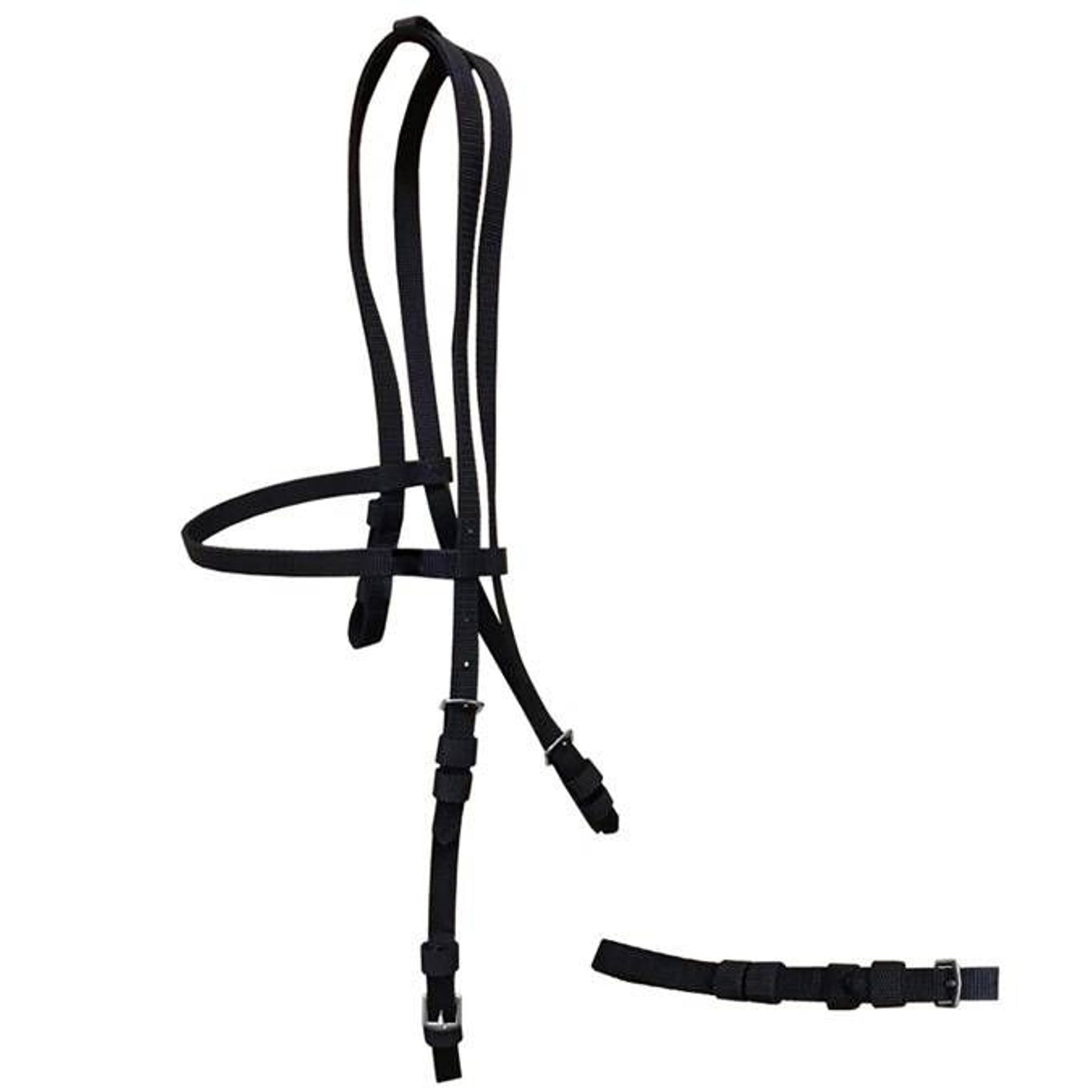 Jacks Ultra Race Bridle 5/8" Black