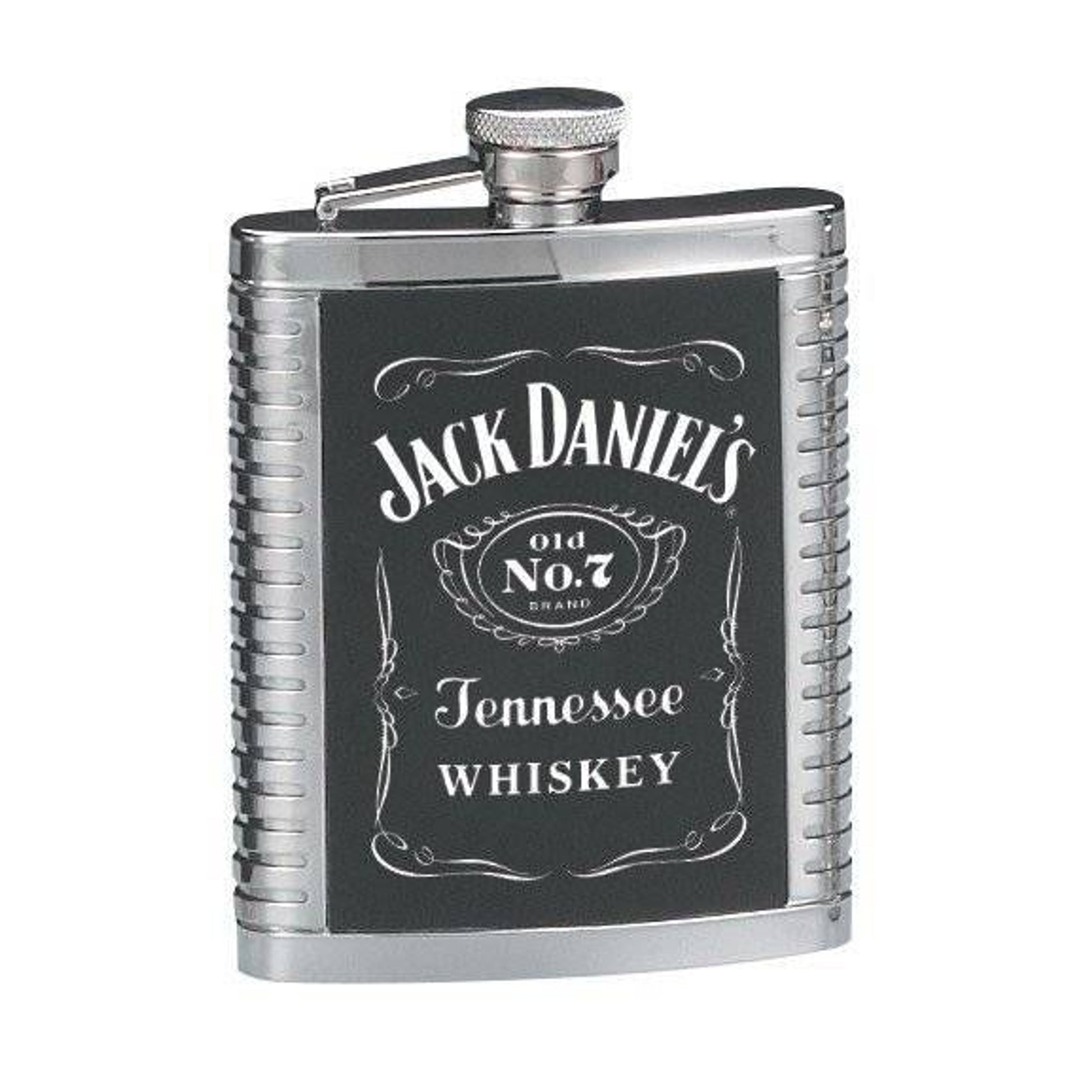 Jack Daniel's Bottle Label Stainless Steel Flask 5