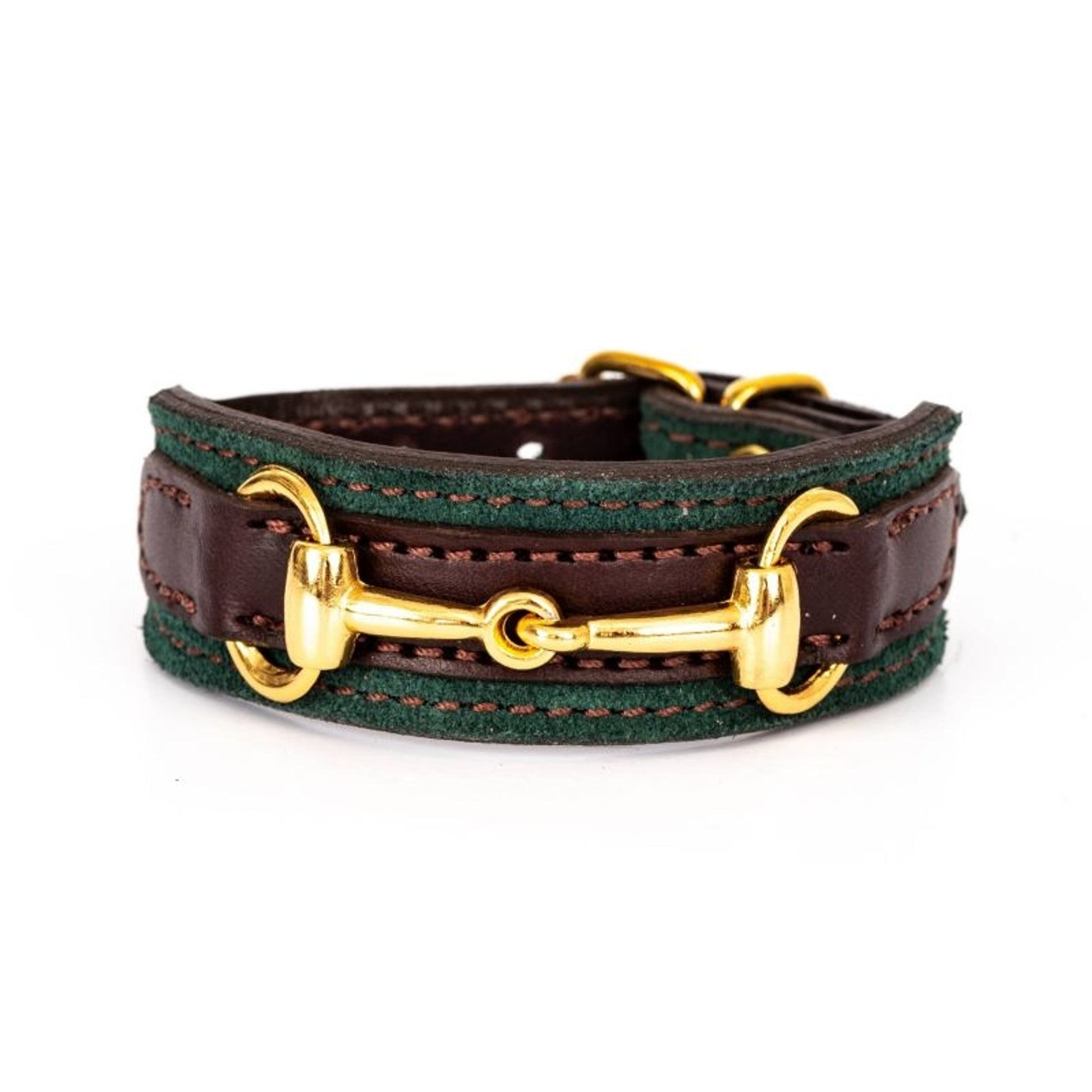 Perris Padded Bit Leather Bracelet