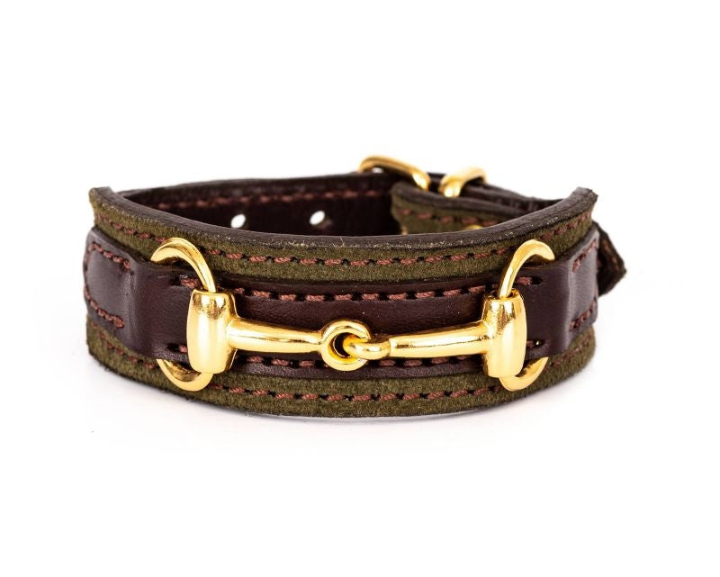 Perris Padded Bit Leather Bracelet