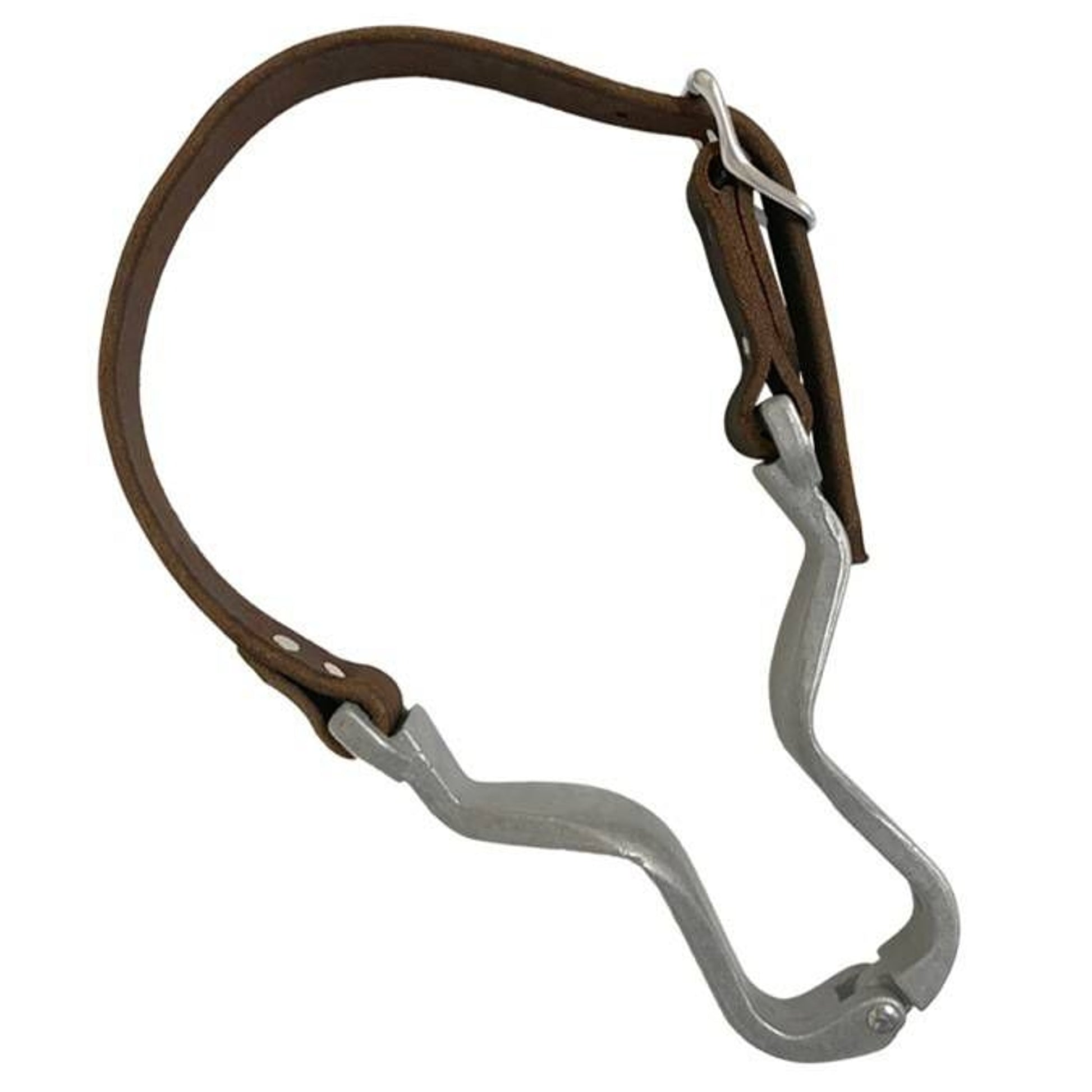 Jacks Leather Cribbing Strap Adjustable Brown
