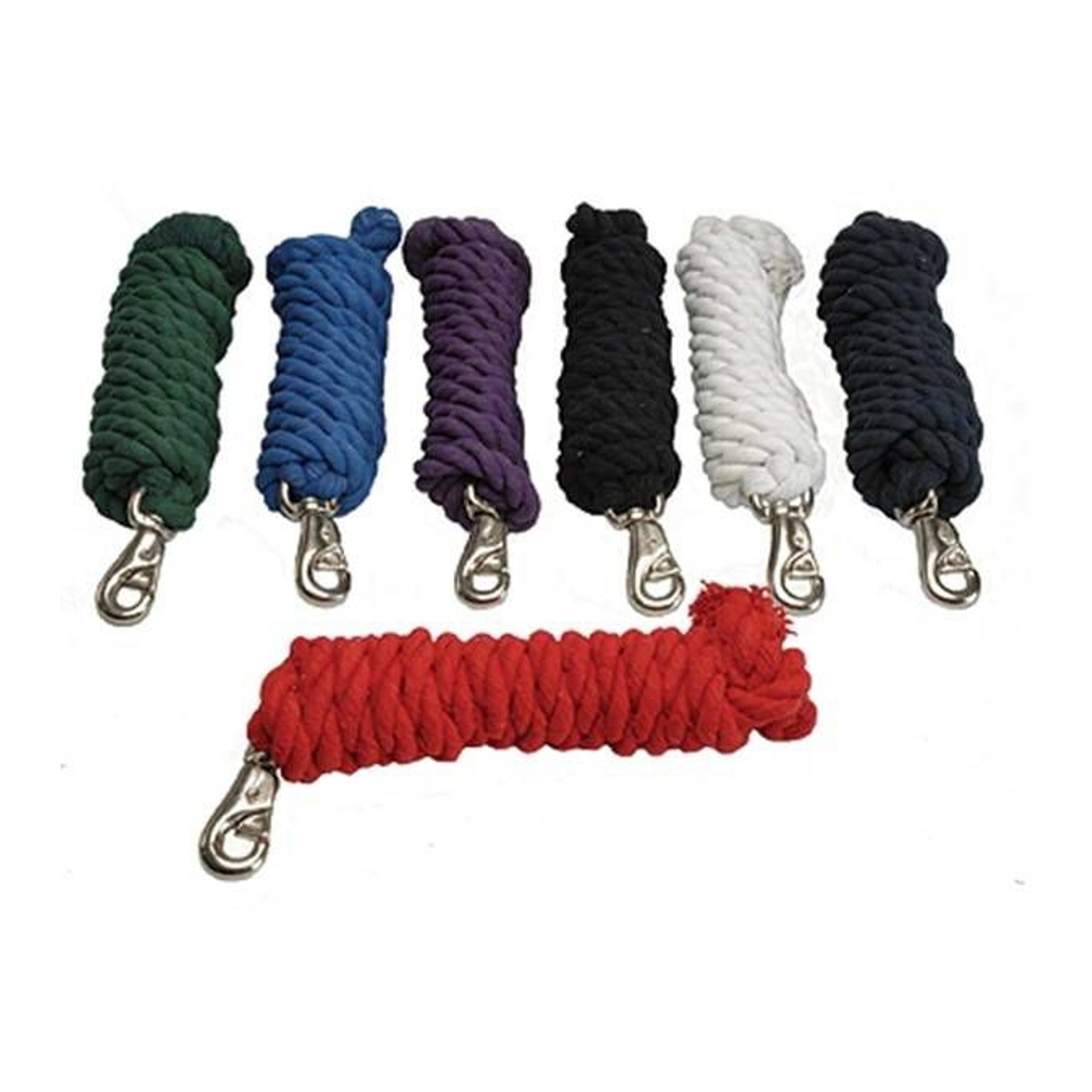 Jacks Cotton Lead Rope with Bull Snap 3/4" X 10' B