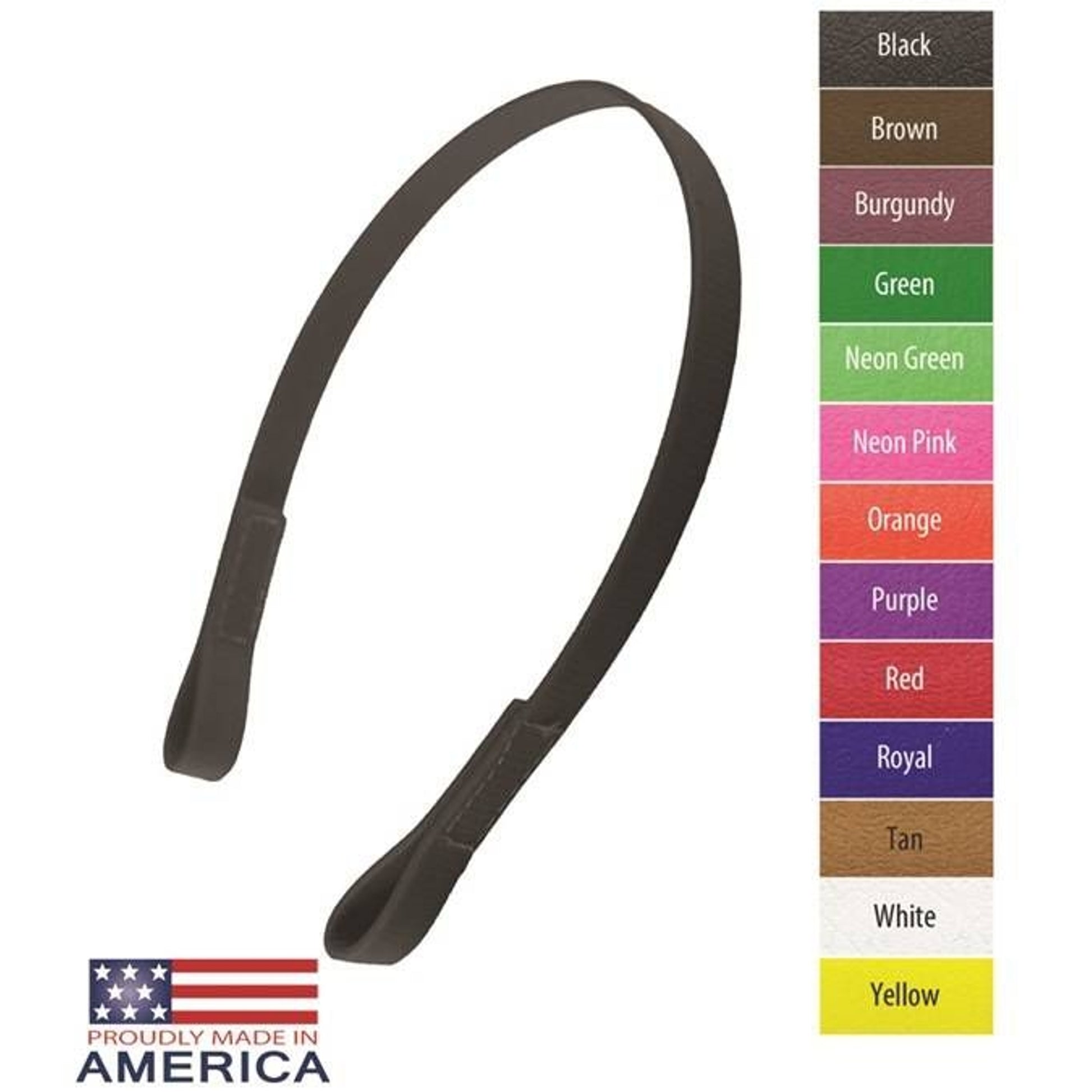 Feather-Weight 3/4" Beta Halter Browband 15" long