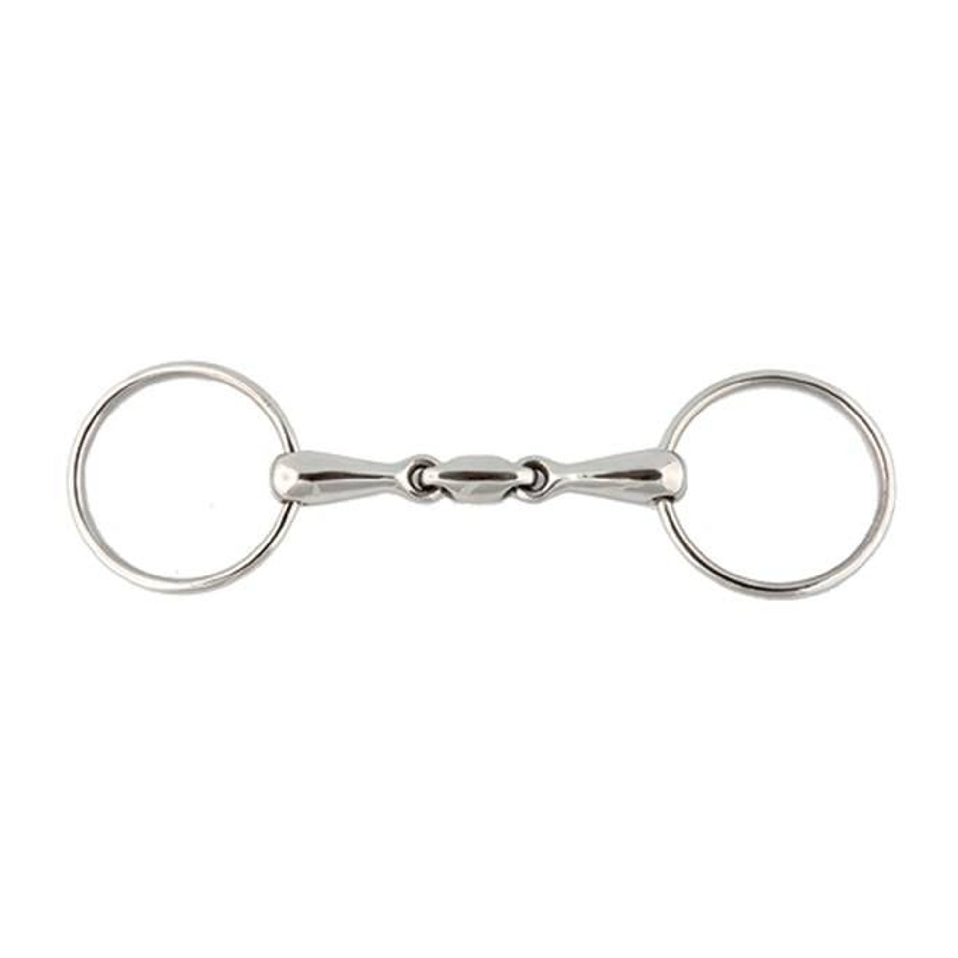 Jacks Horizontal Elliptical Loose Ring Snaffle Bit