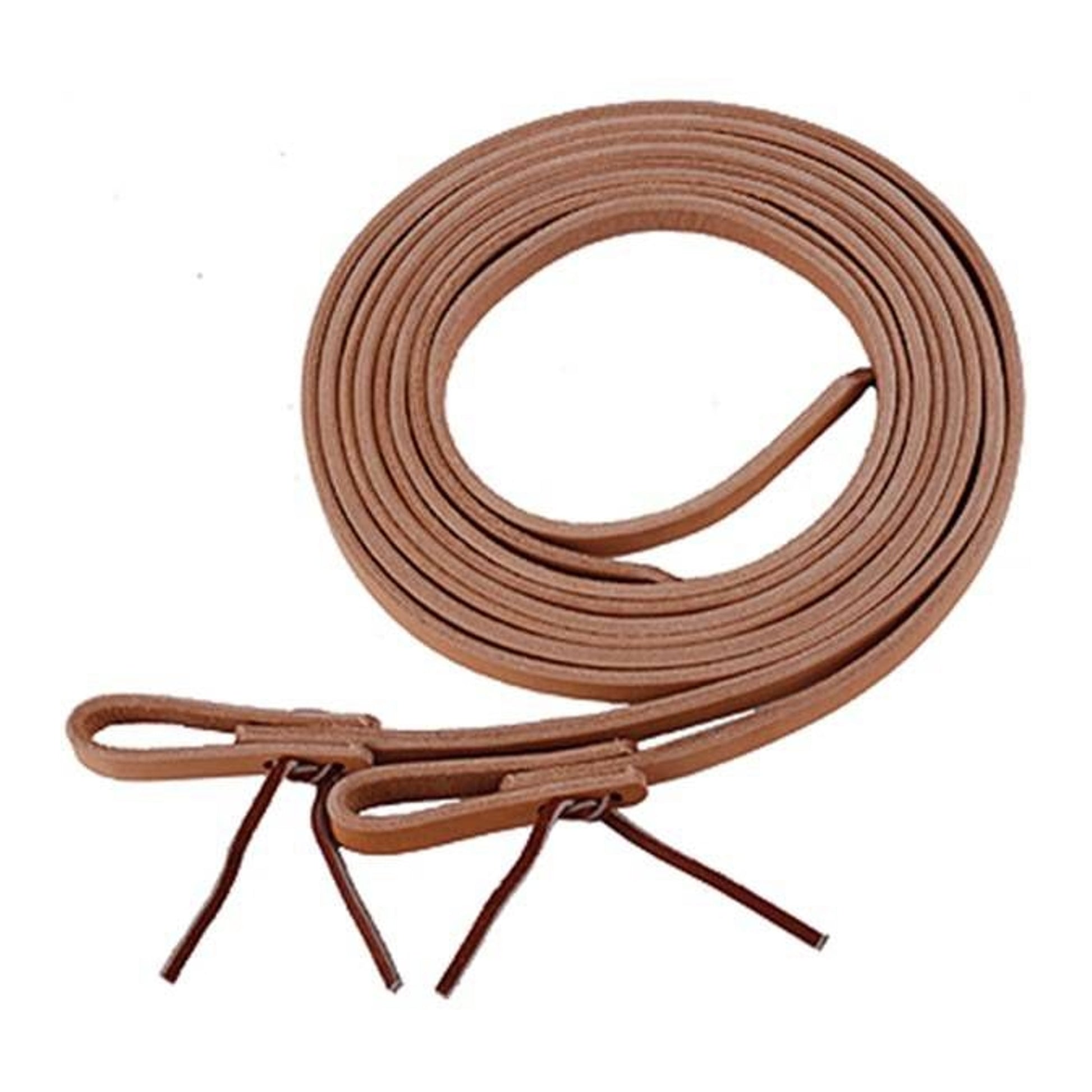 Jacks Water Loop Leather Reins 5/8" X 8' Natural