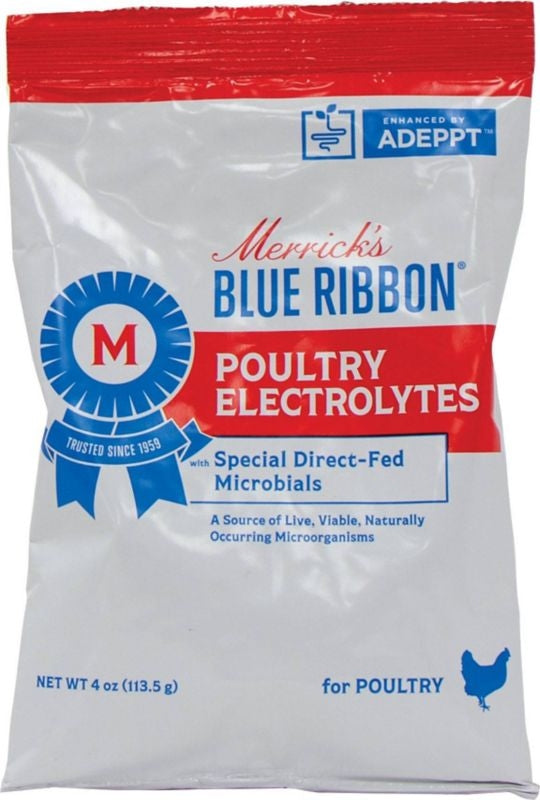Merricks Blue Ribbon Poultry Electrolytes 4 oz