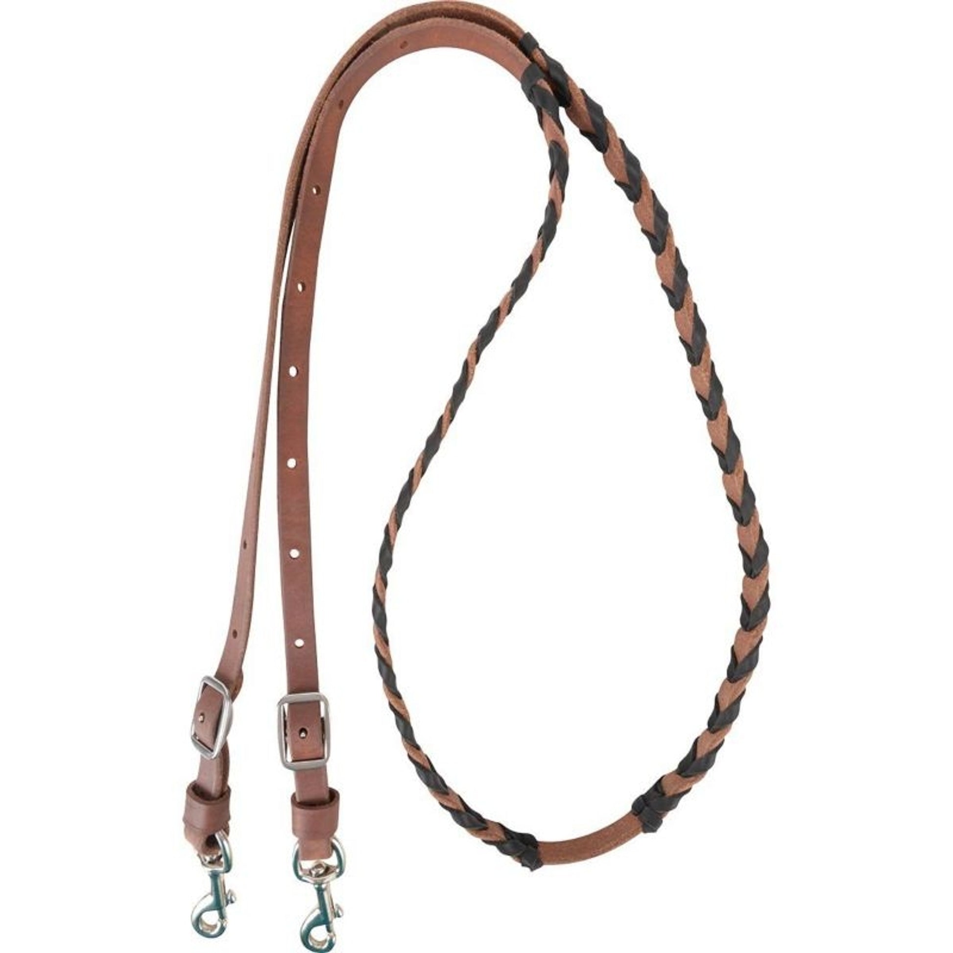 Martin 3/4 Barrel Reins With Colored Lace Brn