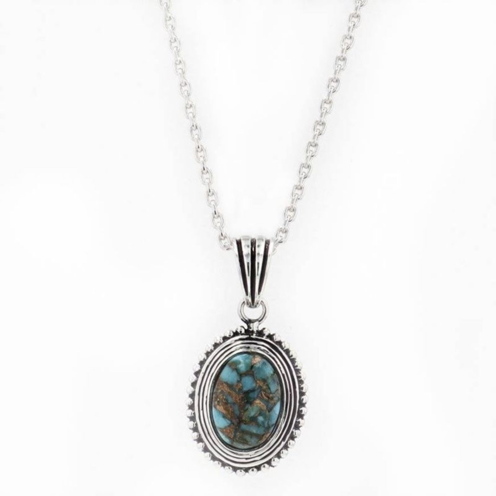 Montana Silversmiths Sterling Copper Turquoise Nec