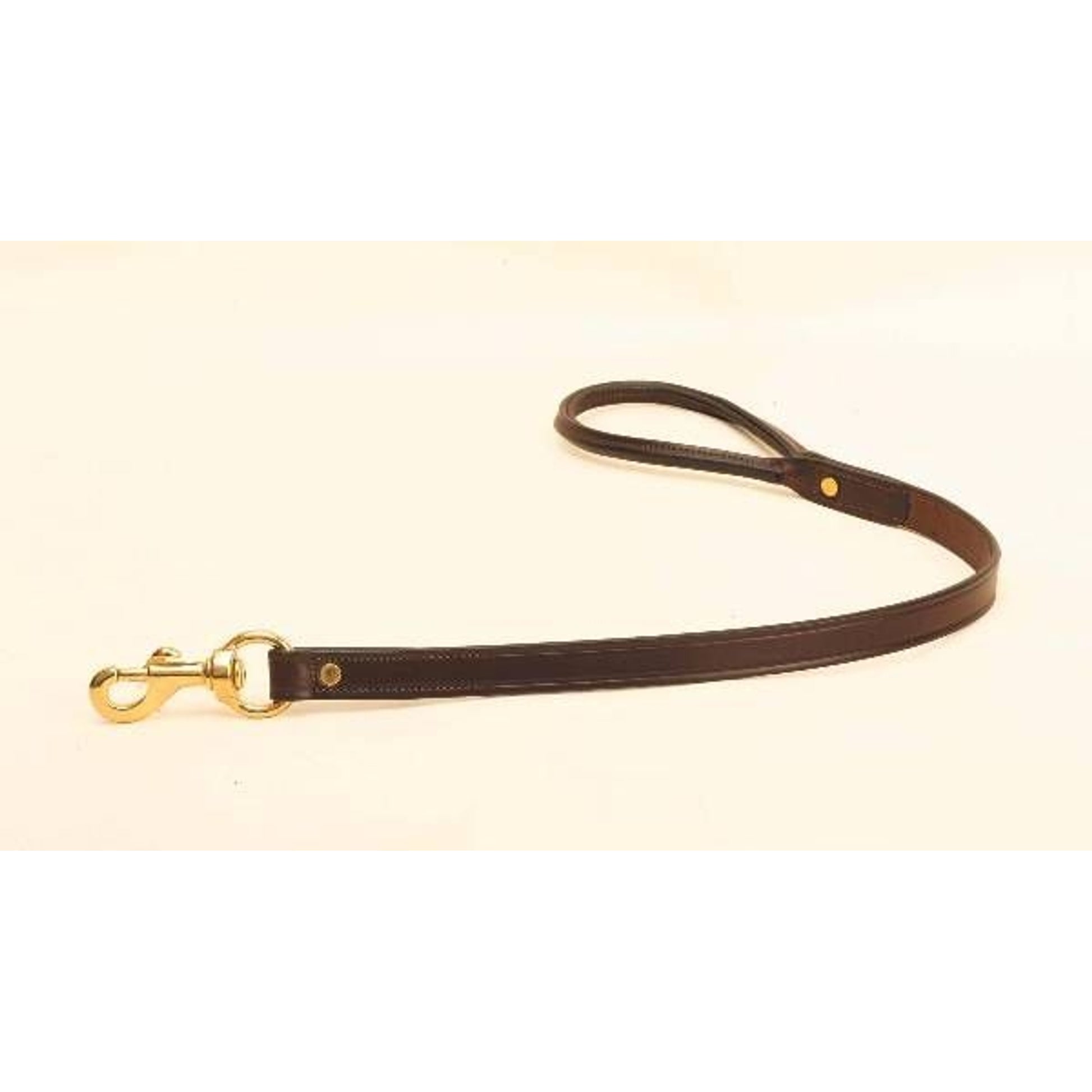 Tory Leather Rolled Handle Dog Leash