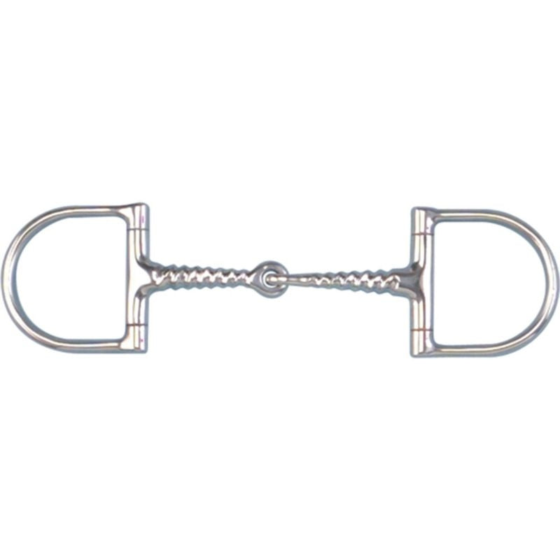 Toklat Pony Corkscrew Snaffle Dee - 2 1/2" Rings 4