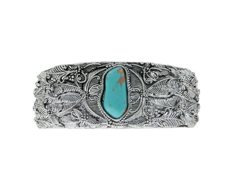 Montana Silversmiths Ladies Feather Weave Cuff Bra