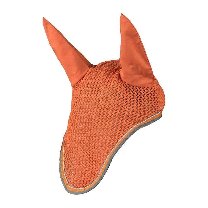 Horze Adepto Ear Net Horse Coral Gold