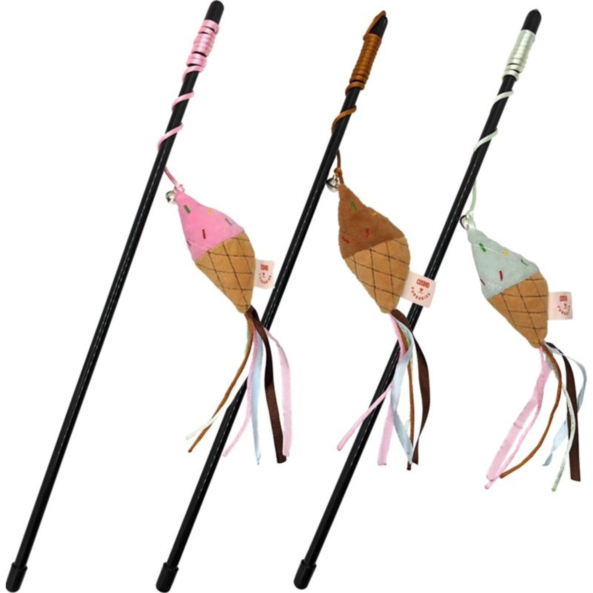 Cosmo Furbabies Ice Cream Wand with Catnip 18 Inch