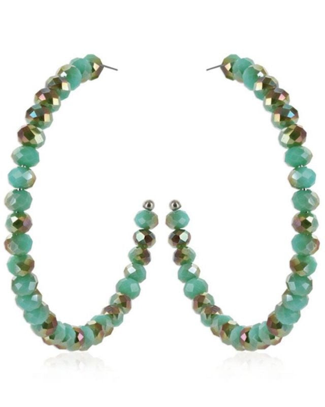 Montana Silversmiths Bedazzled Earthly Hoop Earrin