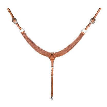 Tabelo Basket Tooled Breast Collar