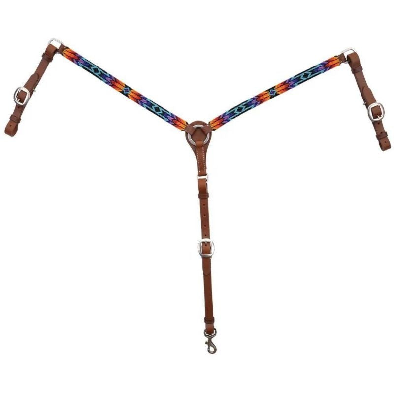 Circle Y Infinity Wrap Beaded Breast Collar Horse