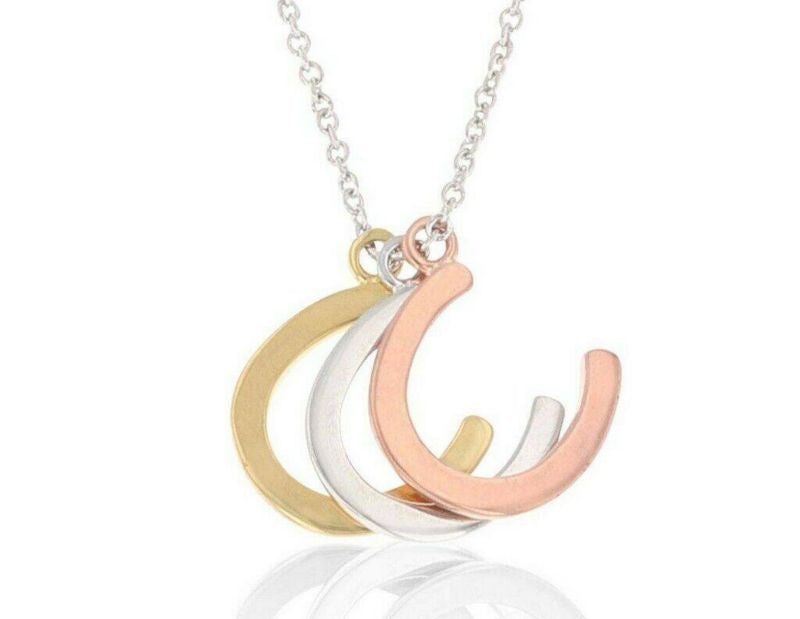 Montana Silversmiths Trio Horseshoe Shadow Charm N