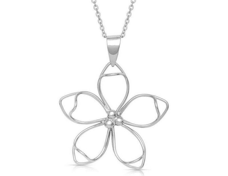 Montana Silversmiths Tipped Up Flower Necklace