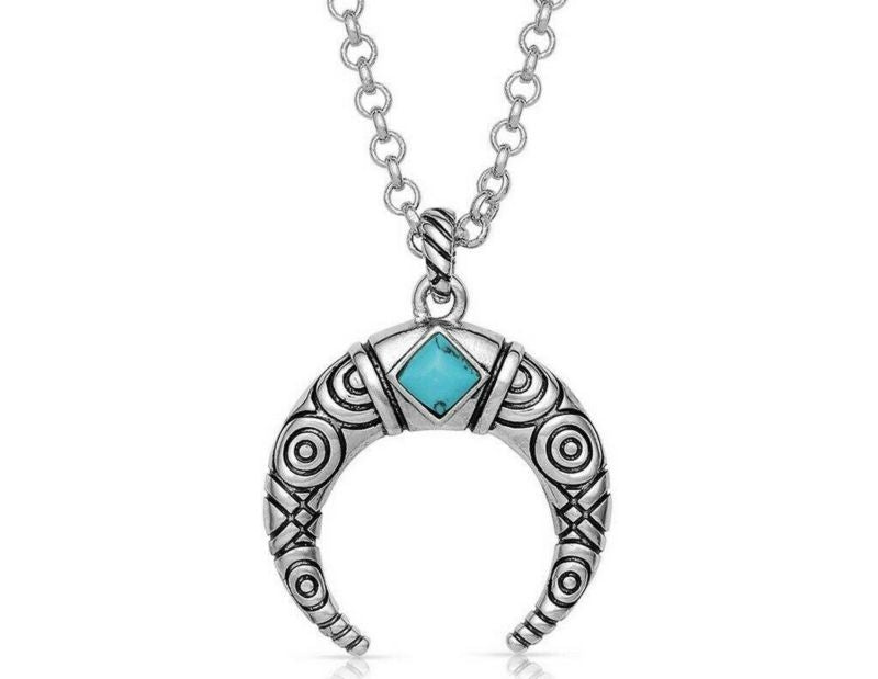 Montana Silversmiths Eye In The Sky Crescent Neckl