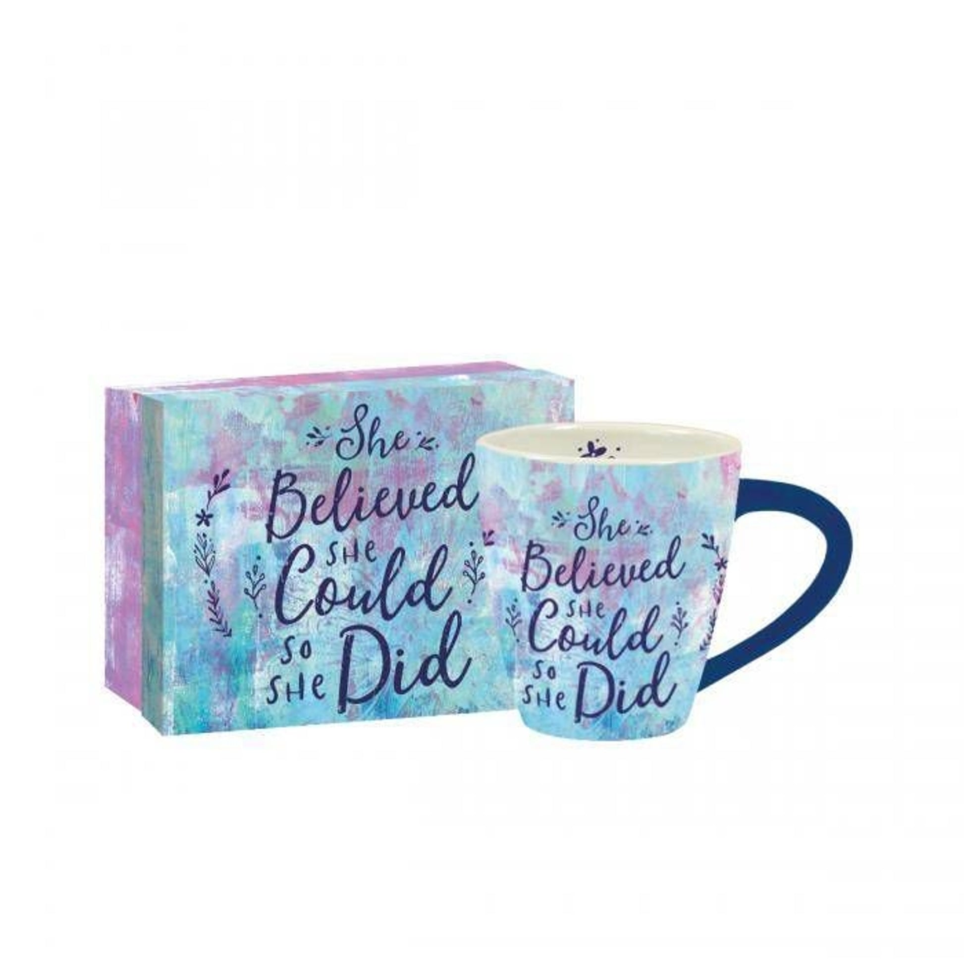 She Believed Boxed Mug