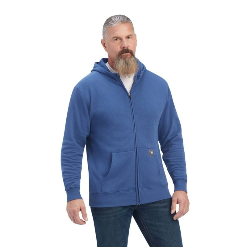 Ariat Mens Rebar Workman Reflective Flag Full Zip
