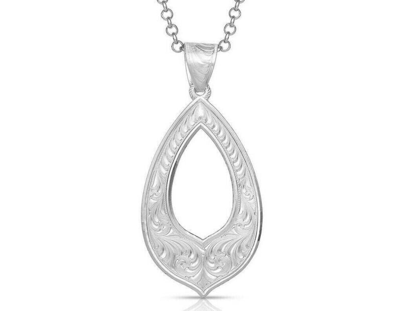 Montana Silversmiths Silver Wonder Teardrop Neckla