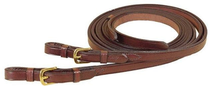 Tory Sng Ply Split Rein Brass Buckle 5/8X7 Blk