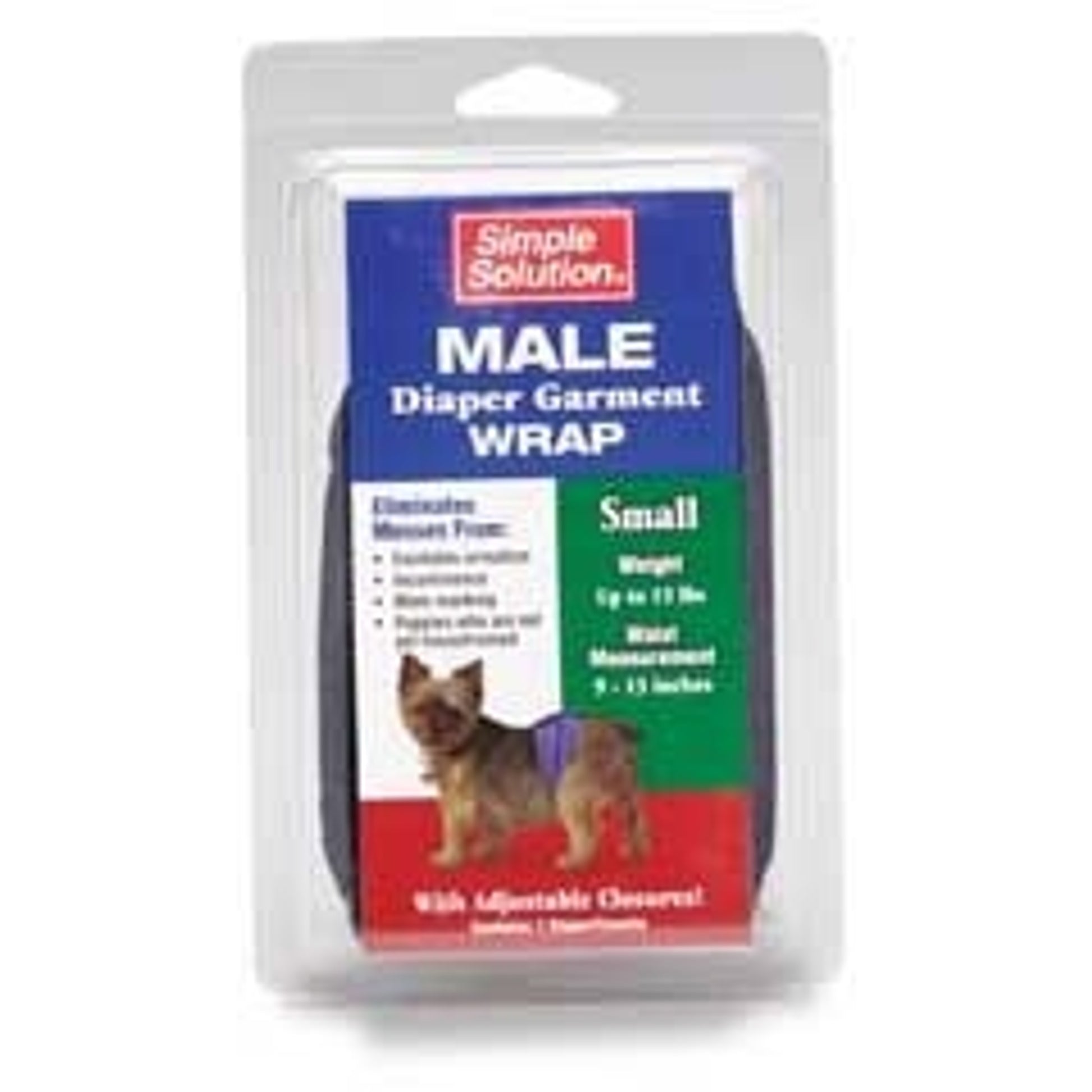 Simple Solution Washable Male Dog Wrap