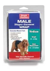 Simple Solution Washable Male Dog Wrap