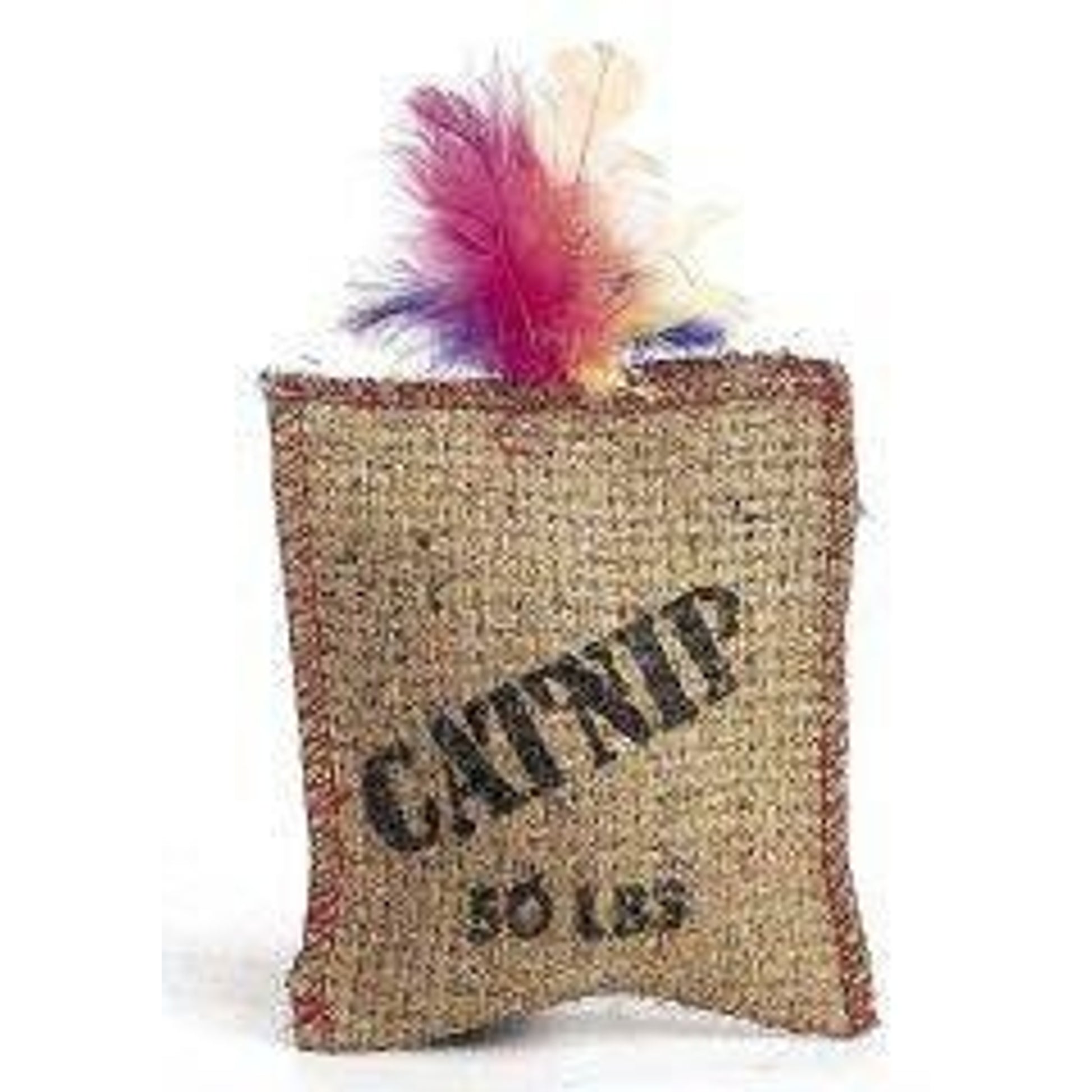 Jute And Feathers Sack with Catnip