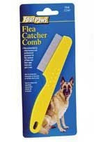 Flea Comb 3.25 x 0.5 x 7.5 Blue