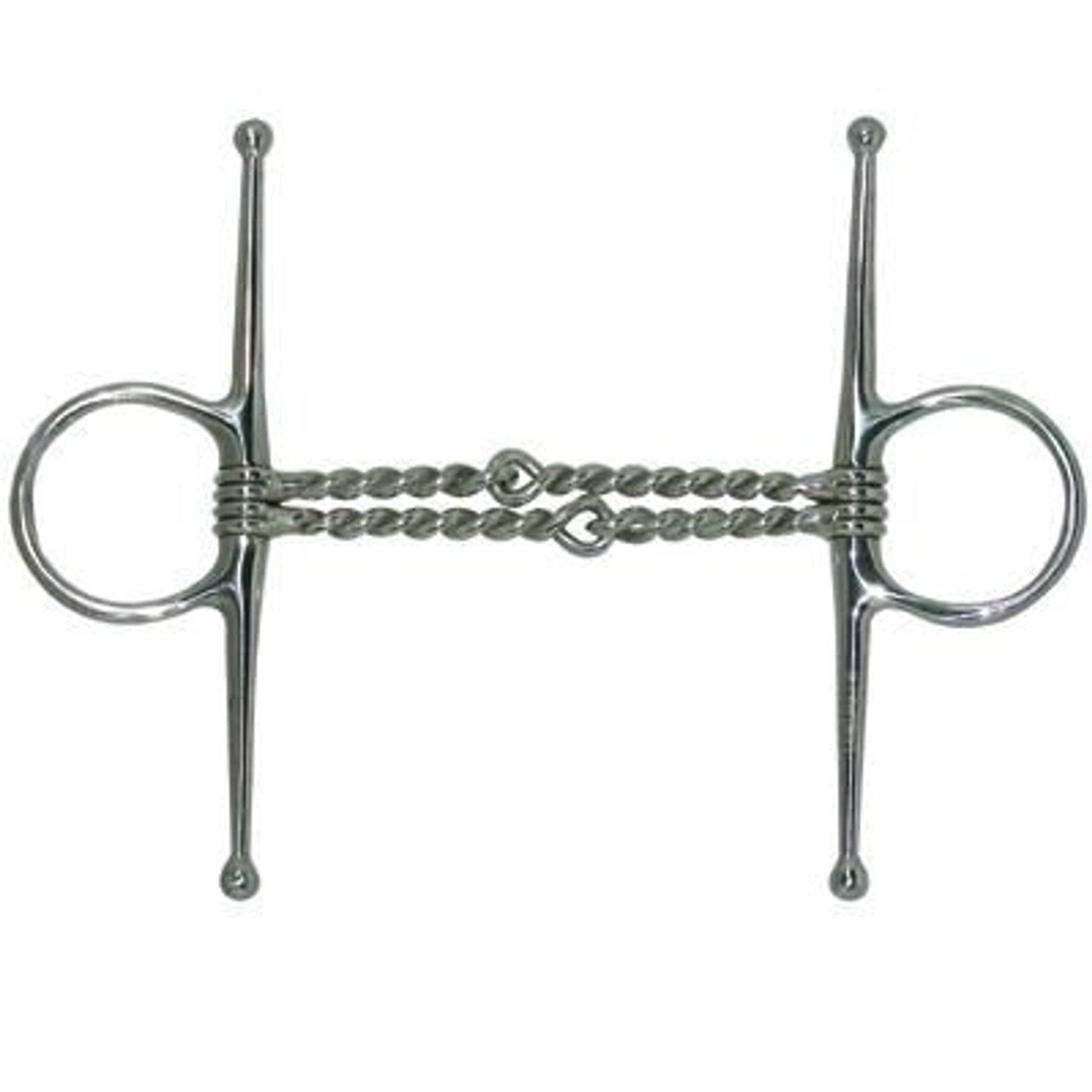 Coronet Double Twisted Wire Full Cheek Snaffle Bit
