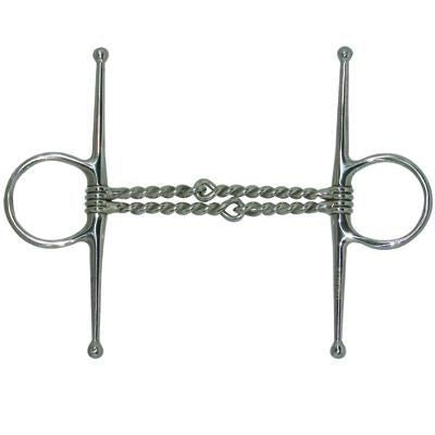 Coronet Double Twisted Wire Full Cheek Snaffle Bit