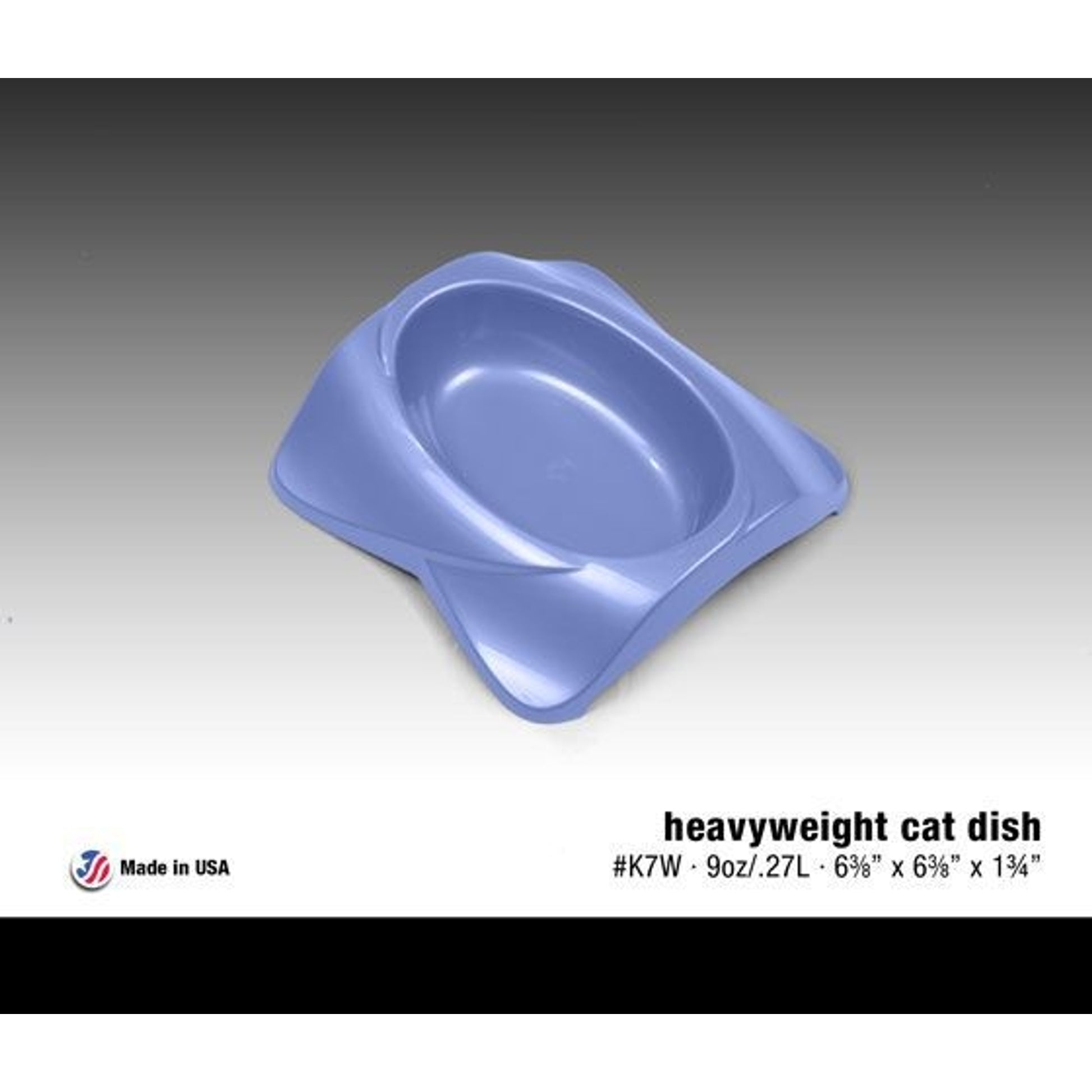 Heavyweight Dish For Cats 6.75x6.5x1.75